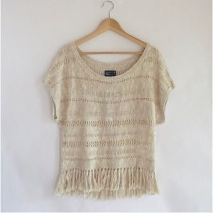 AEO Fringe Sweater
